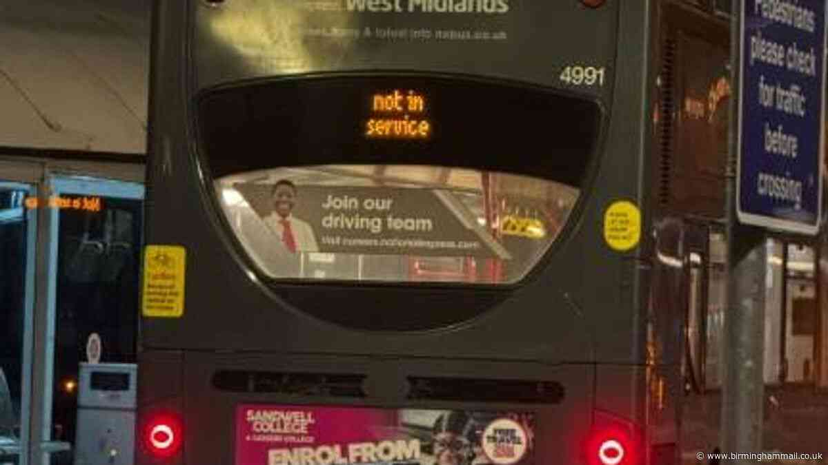Recorded sex offences on Birmingham buses rise by 25