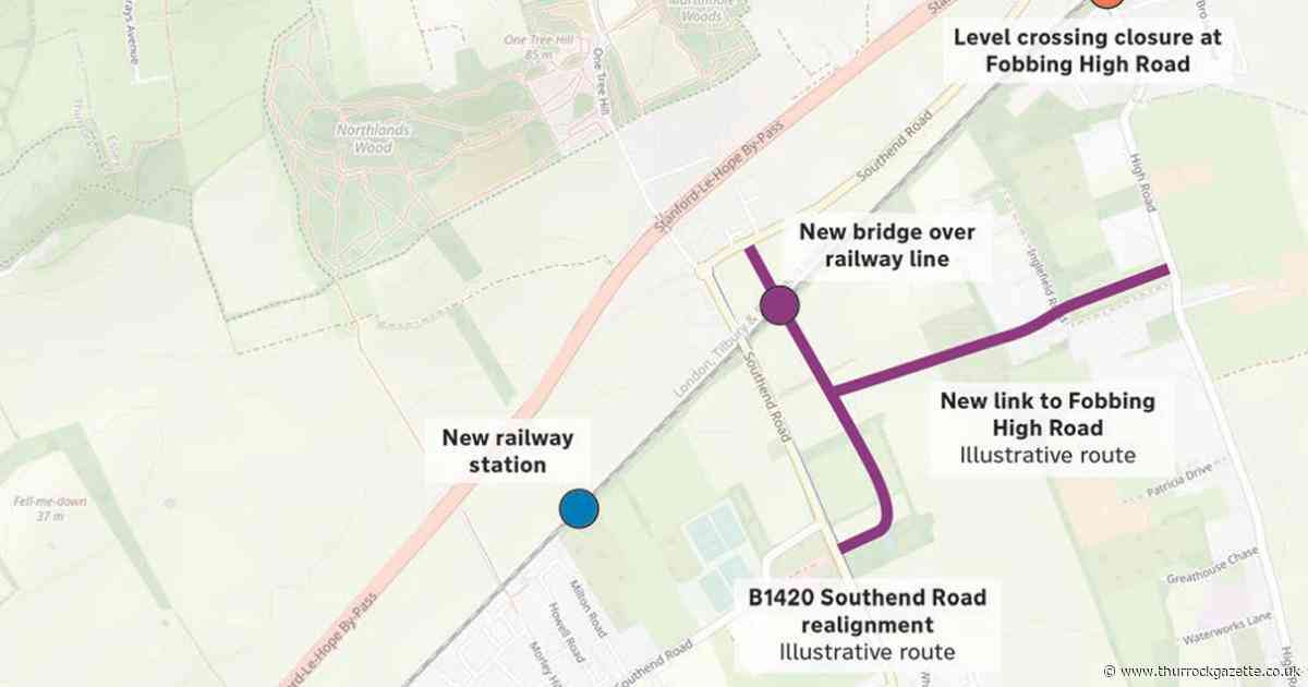 New Corringham train station in Thurrock transport strategy