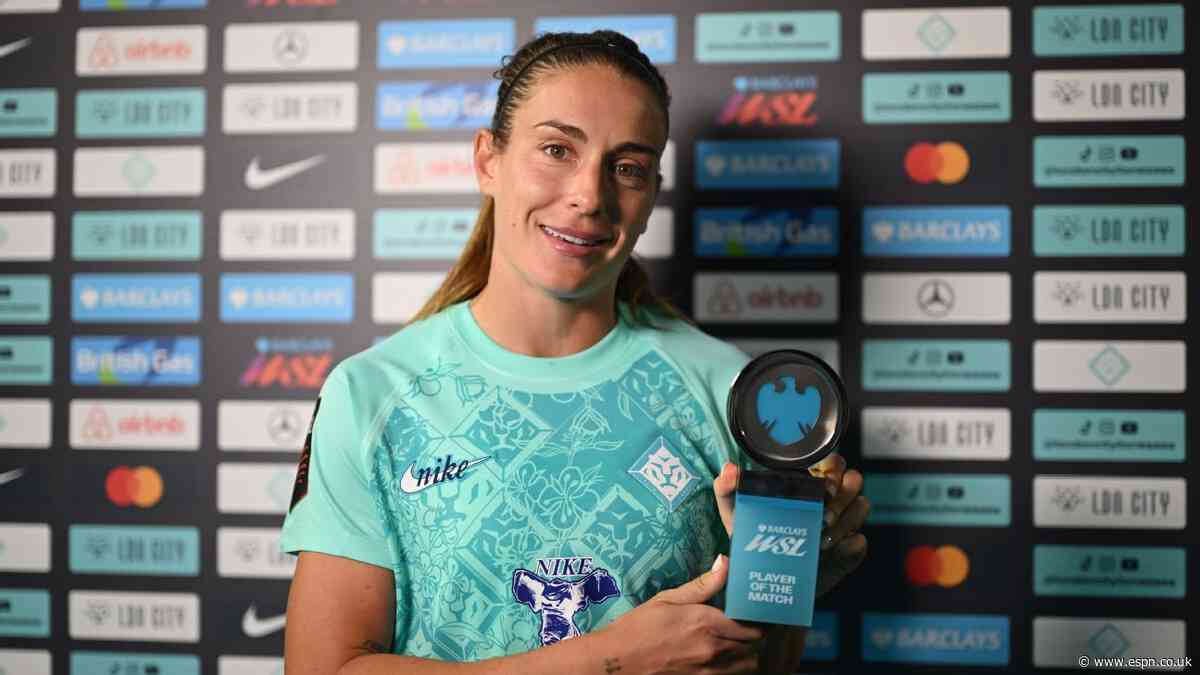 Putellas 'so proud' after scoring first WSL goal