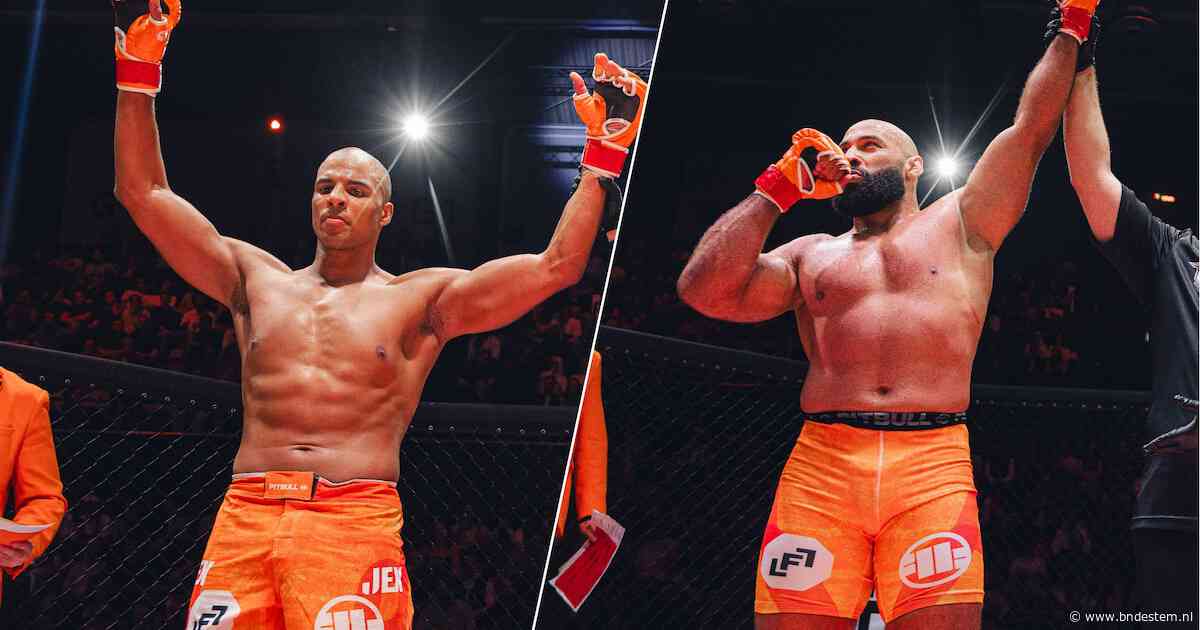 Ingetogen Rigters en showman Meyer winnen MMA-debuut binnen een minuut: ‘Ik ben een man on a mission’