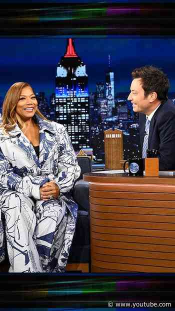 During Commercial Break w/ #QueenLatifah! #FallonTonight #DuringCommericalBreak