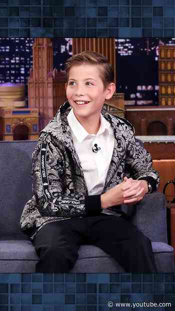 #JacobTremblay does his best #SethRogen & #ArnoldSchwarzenegger impressions! #FallonFlashback