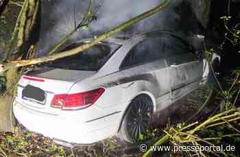 FW Bad Oeynhausen: Verkehrsunfall - Alleinunfall eines PKW