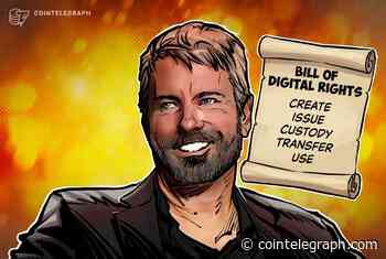 Saylor outlines ‘bill of digital rights’ to help build prosperity in future economy
