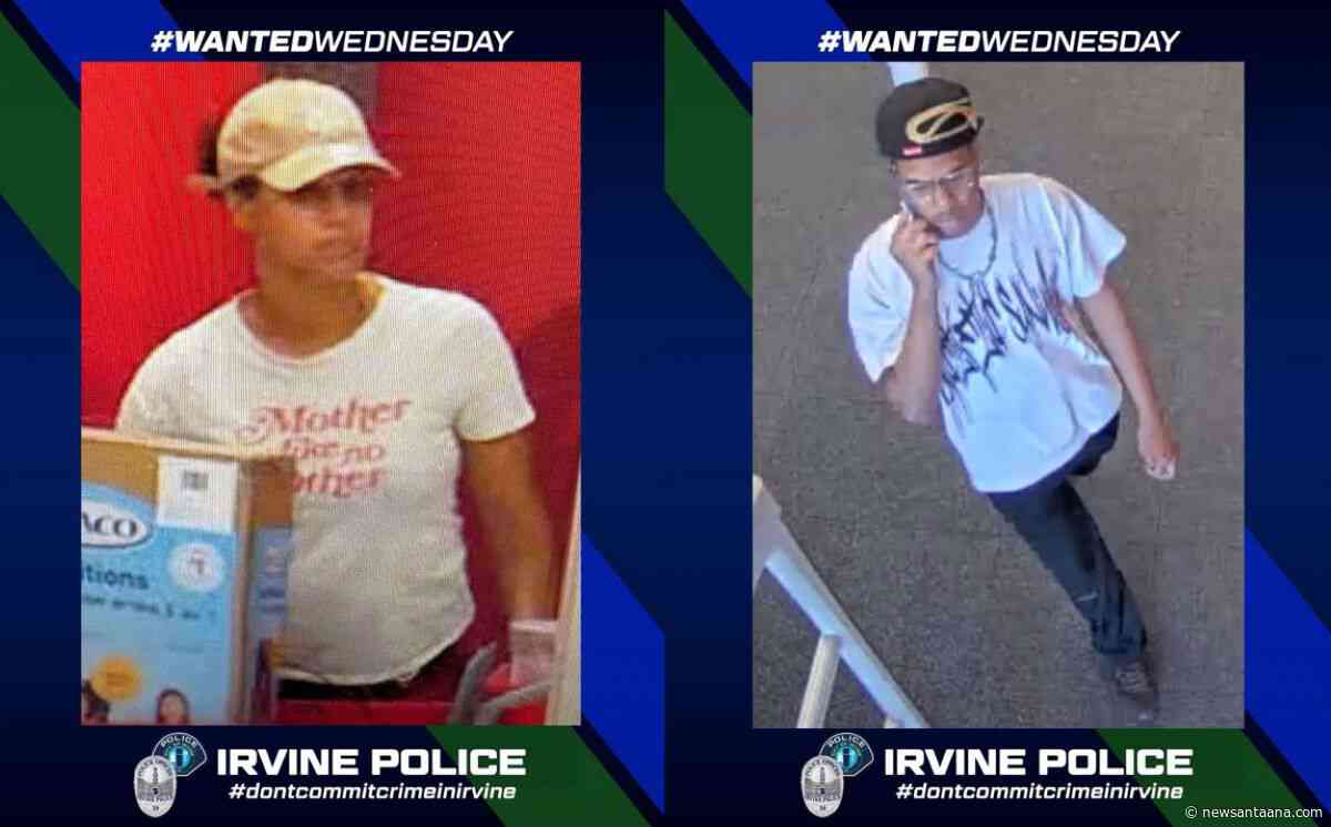Irvine Police seek two suspects after $600 Target theft on Jamboree Road