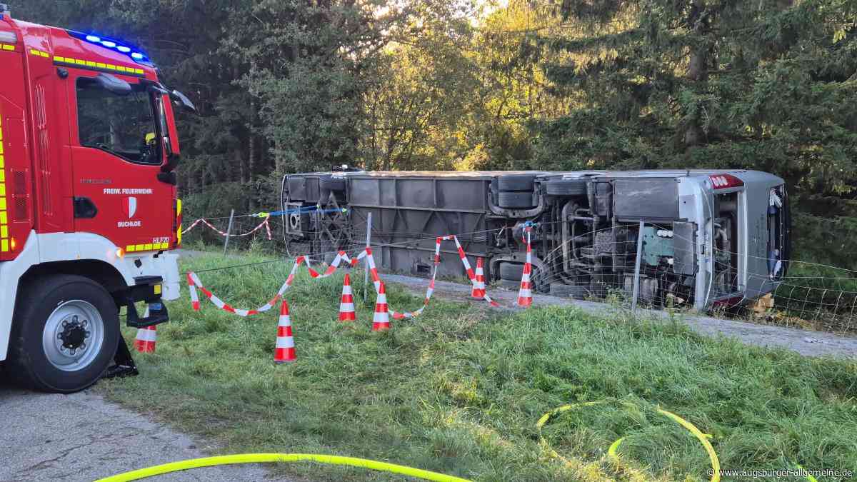Tödlicher Bus-Unfall auf der A96 am Sonntagmorgen