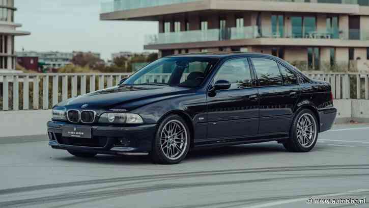 De enige BMW M5 met een W10(!) wordt geveild in België
