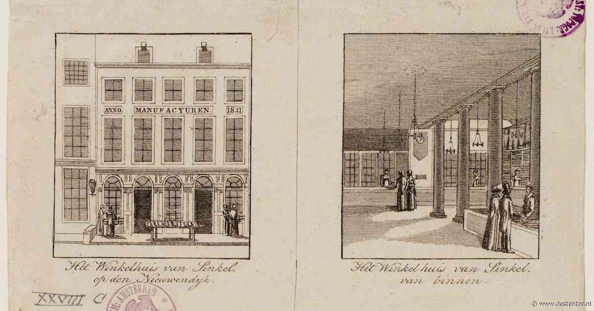 Toen in Amsterdam: hier stond de winkel waar de uitdrukking ‘Winkel van Sinkel’ vandaan komt