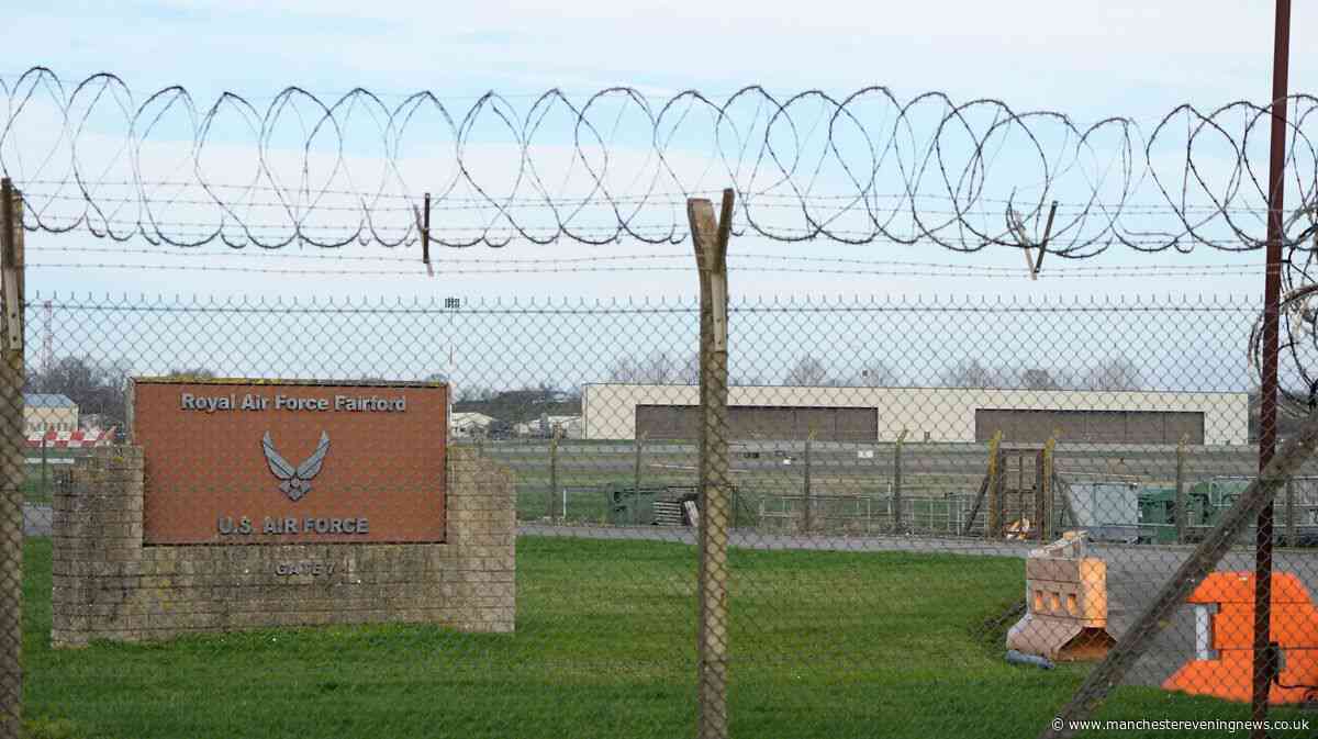 Major incident declared as men arrested near RAF base and residents evacuated