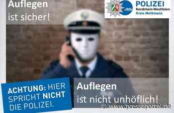 POL-ME: 79-Jährige von falschen Polizisten betrogen - 2609095