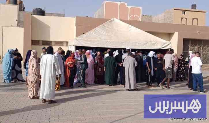 تقرير يقف على التصويت في العيون