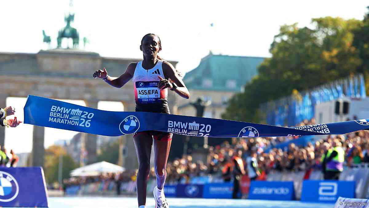 Drama auf den letzten Metern: Äthiopierin Tigst Assefa verpasst Weltrekord beim Berlin-Marathon