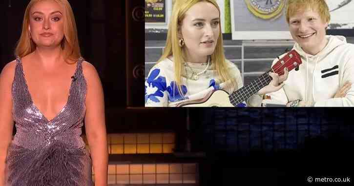 Amelia Dimoldenberg slams ‘puppet’ Ed Sheeran in brutal SNL UK monologue