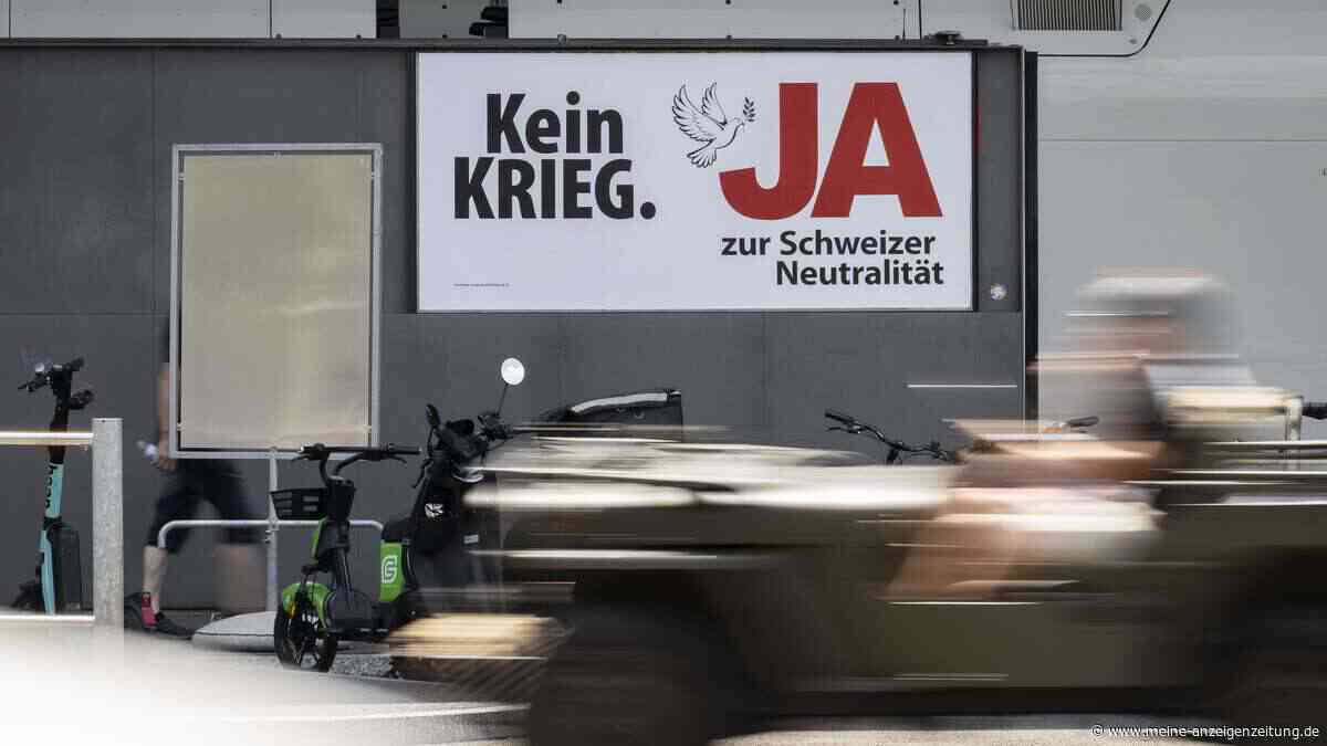 Schweiz stimmt heute über striktere Neutralität ab – wann es Ergebnisse gibt