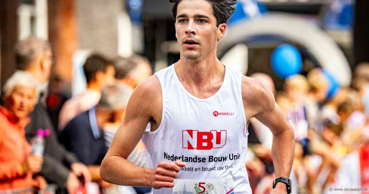 Peer Voesenek (25) op De Vijf van Bavel veel te snel voor 849 hardlopers: ‘Niet slecht, net na mijn vakantie’