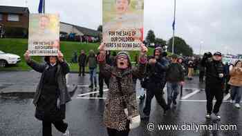 Orange Order parade is delayed as protesters block Garvaghy Road ahead of first march in nearly 30 years