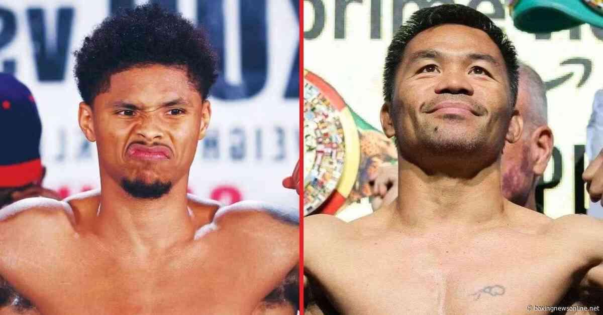 Manny Pacquiao vs Shakur Stevenson not happening as new opponent sent offer