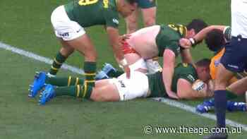 Springboks muscle over for first try