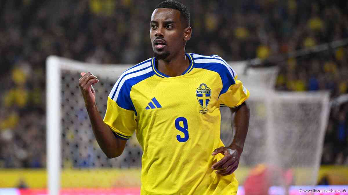 Alexander Isak withdraws from Sweden squad because of injury as Liverpool striker admits 'real blow'