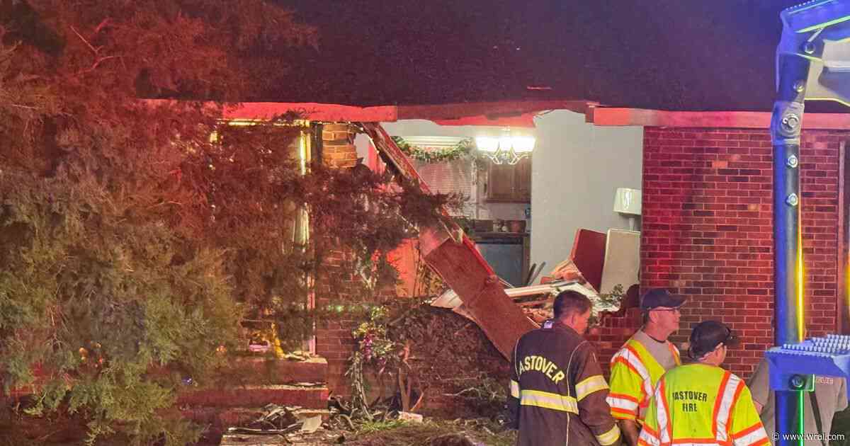 Woman airlifted after crashing into a house in Cumberland County