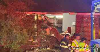 Woman airlifted after crashing into a house in Cumberland County