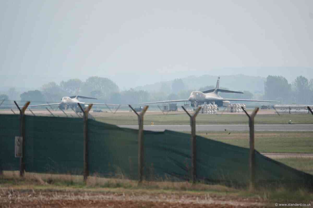 Counter-terrorism police leading inquiry after explosive arrests near RAF base