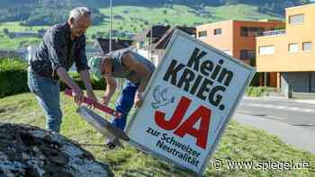 Schweiz: Hochrechnung sieht Mehrheit gegen striktere Neutralität