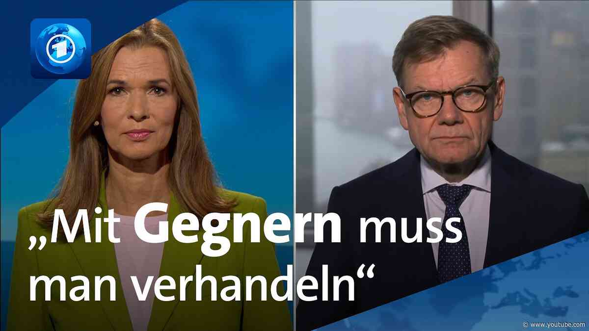 Bundesaußenminister Wadephul zu seinem Gespräch mit Sergej Lawrow | tagesthemen-interview