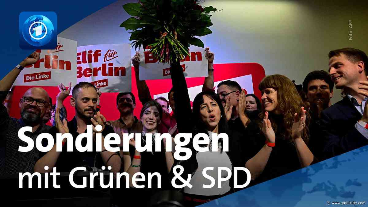 Nach Wahlsieg in Berlin: Linke will mit Grünen und SPD sondieren