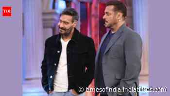 Ajay Devgn takes hilarious dig at his and Salman's dancing skills