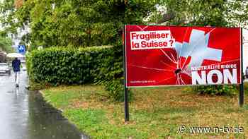 Klare Mehrheit gegen Initiative: Schweizer sprechen sich gegen strengere Neutralität aus