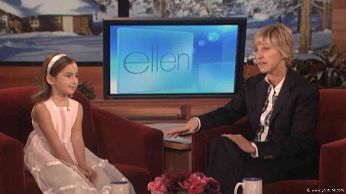 6-Year-Old Piano Prodigy Emily Bear Wows Ellen