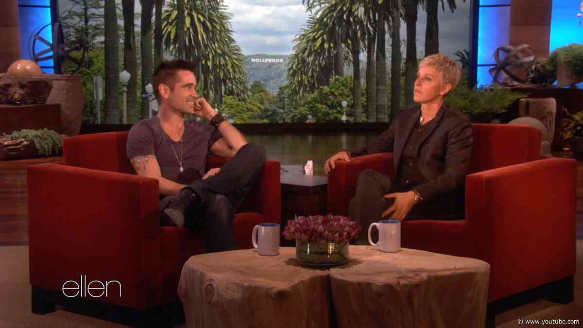 Every Time Colin Farrell Was on ‘Ellen’