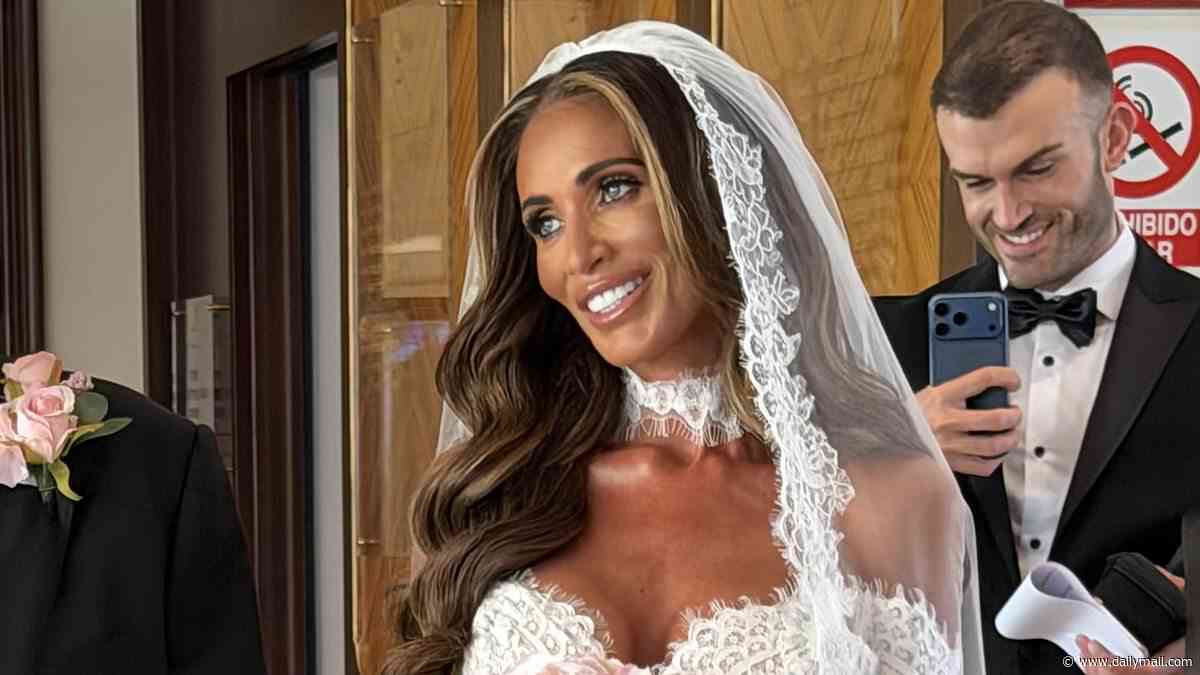 Amy Childs is married (again)! TOWIE star wows in a lace wedding gown as she ties the knot with Billy Delbosq during second ceremony in Marbella