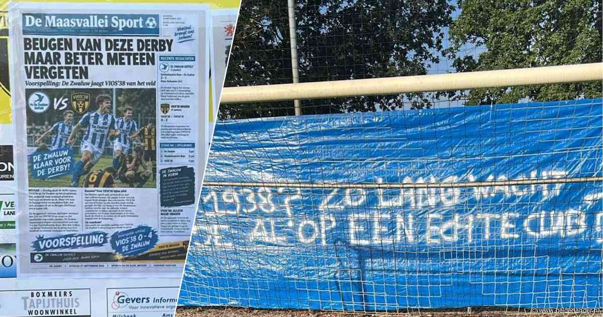 Spandoeken en nepkranten: De Zwaluw kleurt sportpark van rivaal blauw