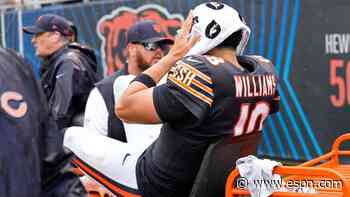 Sources: Bears QB Williams considered to have 3-4 week injury timeline