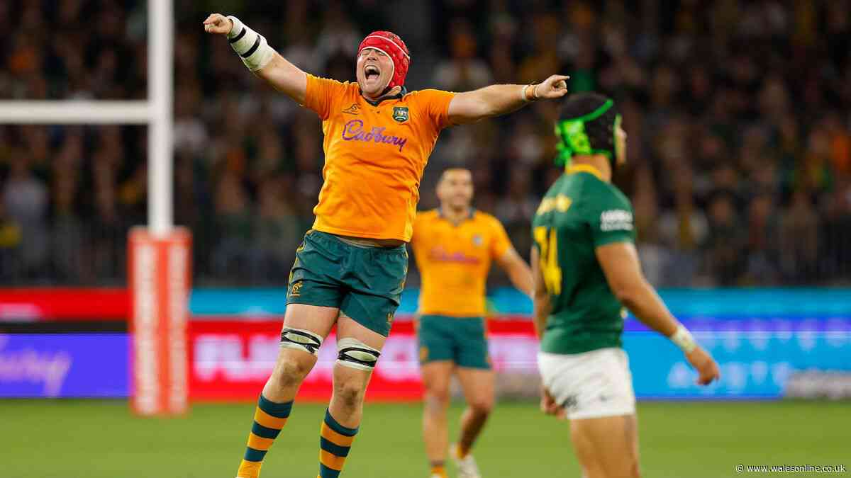 Australia v South Africa ends in chaos as Wallabies win with 11 players on pitch