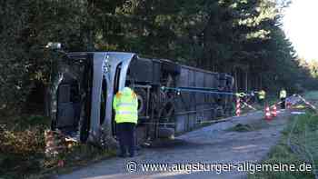 Zwei Tote bei schwerem Busunfall auf der A96 zwischen Buchloe und Landsberg