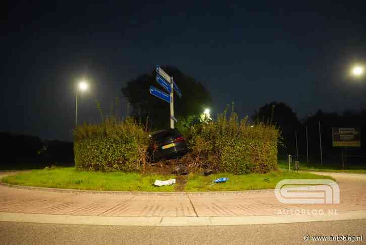 Audi RS 6-bestuurder had moeite met rotonde in Sprang-Capelle