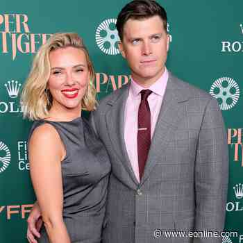 Scarlett Johansson, Colin Jost Step Out for Rare Red Carpet Appearance