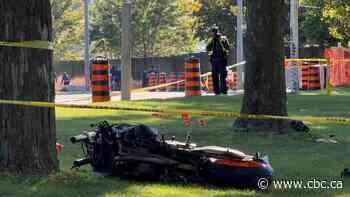 Man in 30s dead after motorcycle crash in Toronto: police