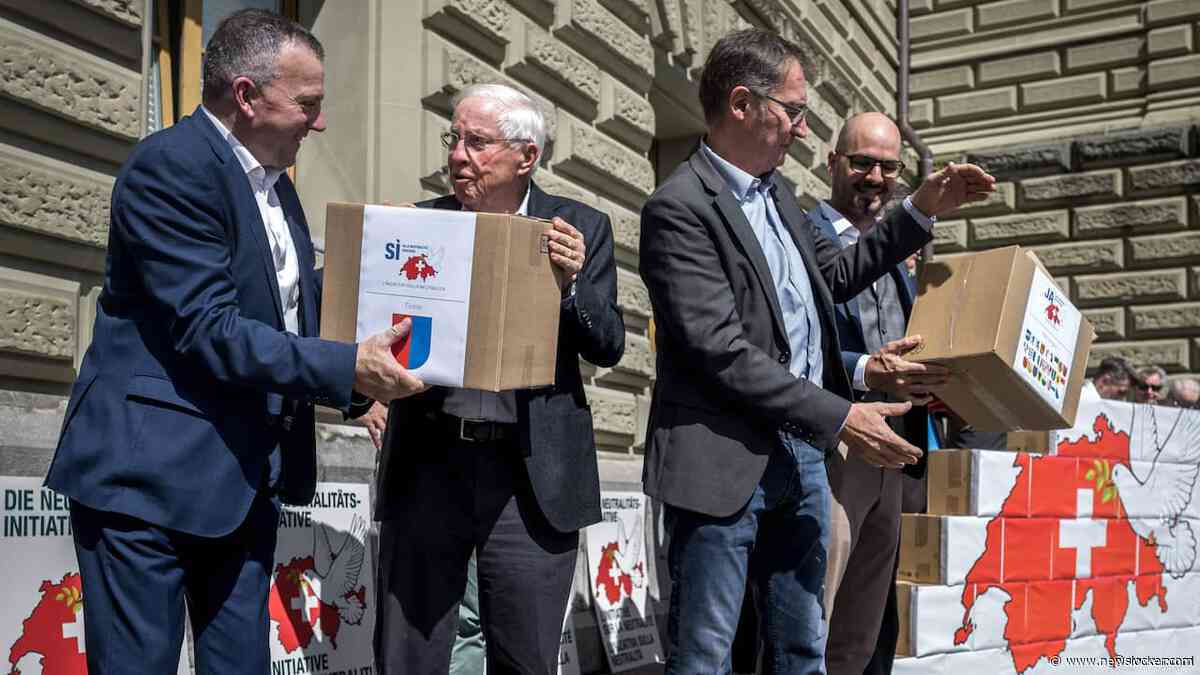 Zwitsers stemmen tegen opname van strikte neutraliteit in grondwet