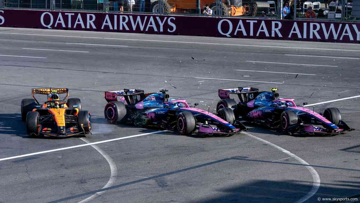 Alpine condemn online abuse since Colapinto crash, Norris remarks