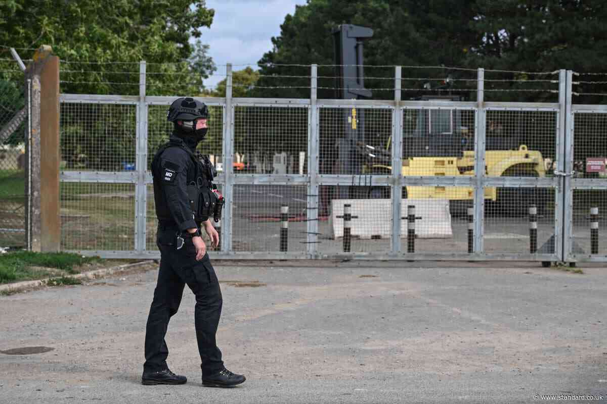 Five 'terror attack plot' suspects arrested near RAF base used to strike Iran