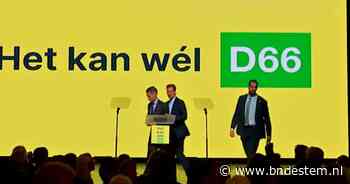 Pro-Palestina-demonstranten verstoren D66-congres: premier Jetten door beveiliging van podium gehaald