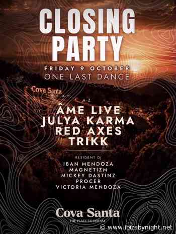Cova Santa Ibiza: the closing party 2026!