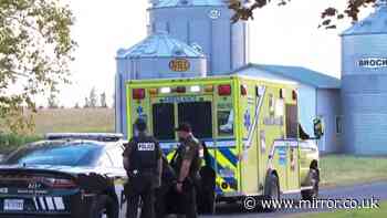 Four people dead after helicopter crashes and catches fire in Canadian town