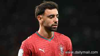 Man United injury scare as captain Bruno Fernandes is ruled out of Portugal clash with 'complicated problem' - after manager claims he has playing through pain so far this season