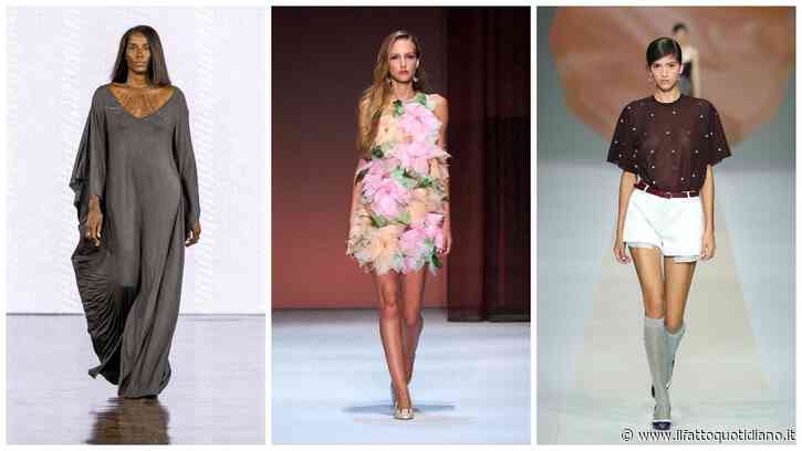 Calze, uncinetto, reggiseni da passeggio e punte: tutte le tendenze della primavera/estate 2027 viste alle sfilate della Milano Fashion Week