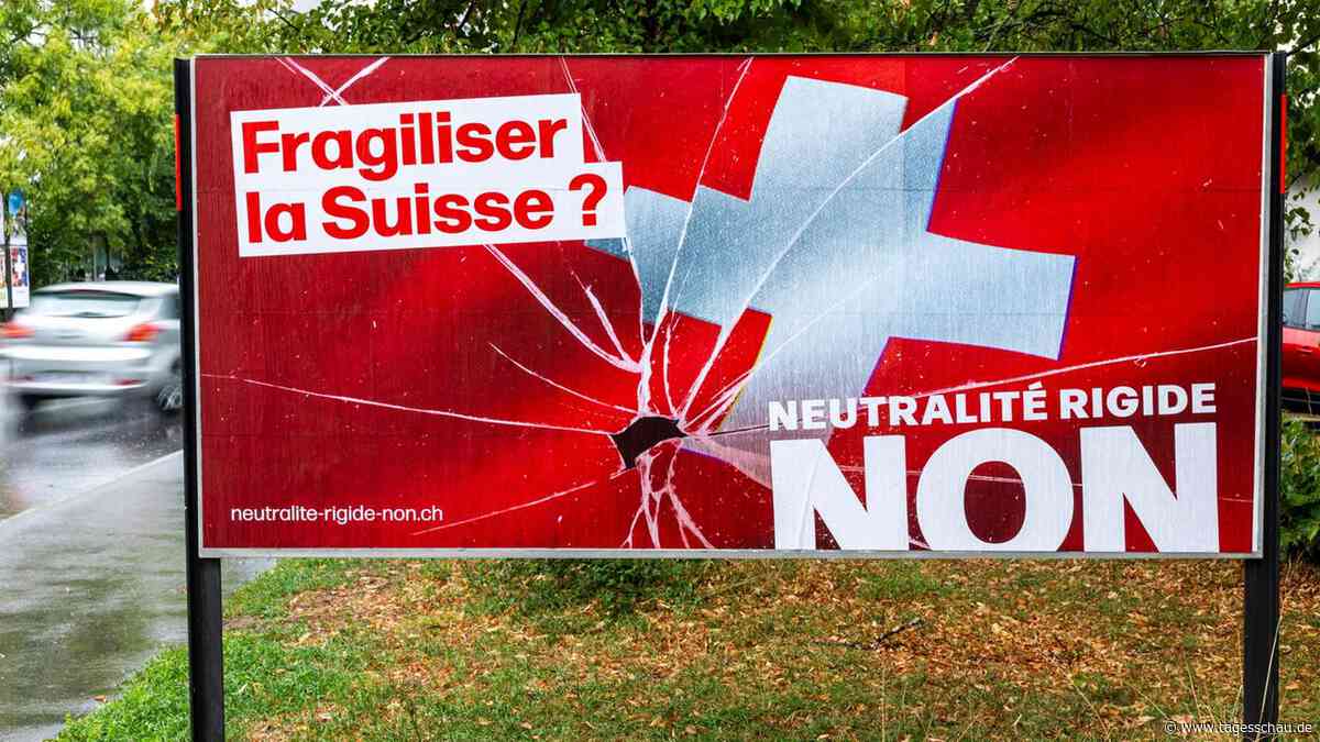 Volksabstimmung in der Schweiz: Mehrheit gegen verschärfte Neutralität